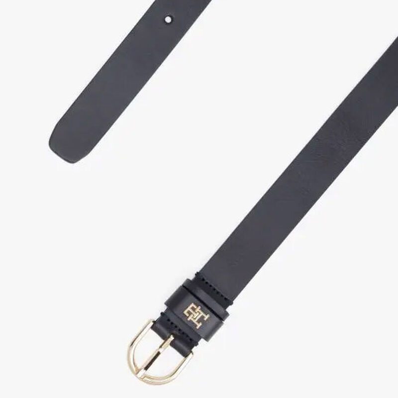 Tommy Hilfiger Essential TH Monogram Leather Belt image number 1